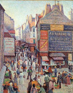 La Rue Mouffetard, c.1889-90 da Maximilien Luce