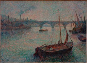 Il porto di Londra da Maximilien Luce