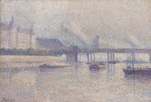 Le rive della Senna a Parigi, 1893 da Maximilien Luce