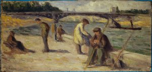 Il Quai Malaquais, prima del 1936 da Maximilien Luce