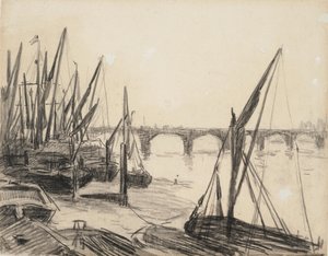 Il Tamigi al Ponte di Vauxhall