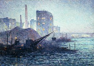 Il Tamigi a Londra, c.1893 da Maximilien Luce