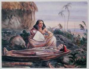 Un funerale a Tahiti, c.1841-48