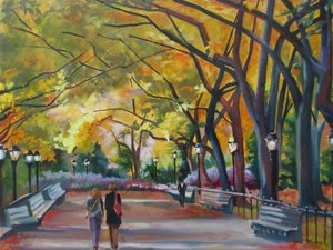 Passeggiata autunnale nel parco da Maxine Shore