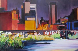 High Line: bagliore serale da Maxine Shore
