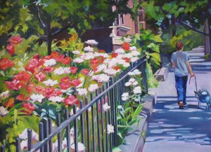 Una passeggiata nel giardino soleggiato da Maxine Shore