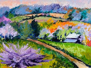 Una vivace casa di campagna da Maxine Shore