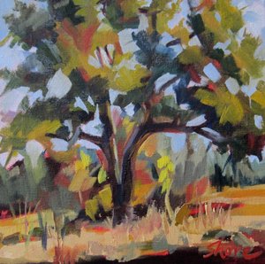 Albero della foresta dai colori vivaci da Maxine Shore