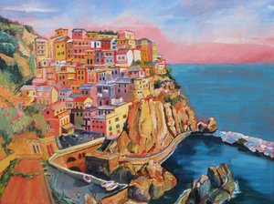 La vivace costa italiana da Maxine Shore