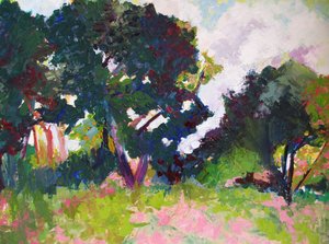 Un vivace paesaggio estivo da Maxine Shore