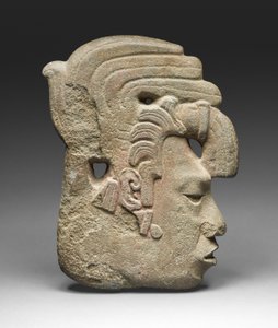 Profilo reale, A.D. 650-800 da Mayan