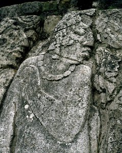 Stele nella casa A, patio 2 nel palazzo da Mayan