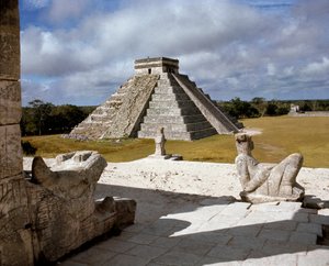 Il castillo dal tempio dei guerrieri, 750-1200 da Mayan