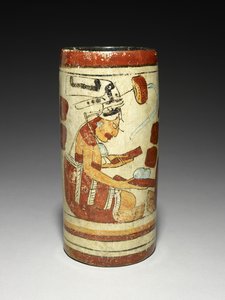 Vaso con scena di presentazione, 600-900 d.C.