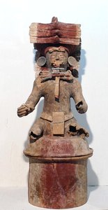 Bruciatore di incenso, da Copan, Honduras, America Centrale, Periodo Classico Tardo (600-900 d.C.) da Mayan Mayan