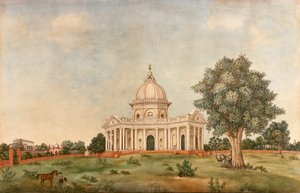 Vista esterna della Chiesa di San Giacomo, Delhi, c.1836 da Mazhar Ali Khan