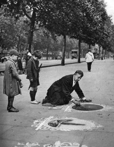 Artista di strada, Embankment, Londra