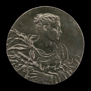 Una giovane donna di Venezia in abito e mantello da Medallist A.A.