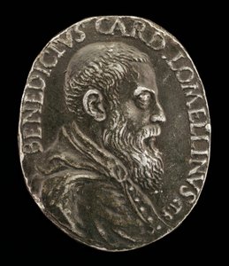 Benedetto Lomellini di Genova, 1517-1579, Cardinale 1565 [dritto] da Medallist T.R.