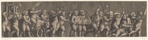 Fregio con processione di putti da Meester van de Dobbelsteen