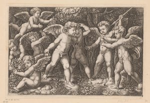 Putti giocosi da Meester van de Dobbelsteen