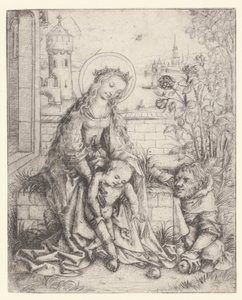La Sacra Famiglia presso il roseto da Meester van het Amsterdamse Kabinet