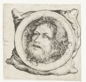 La testa di Giovanni Battista su un piatto da Meester van het Amsterdamse Kabinet