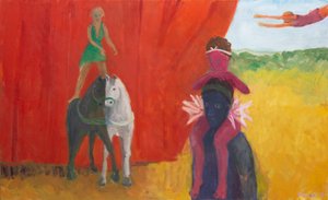 Tre, due, uno, 2019 (olio su tela)