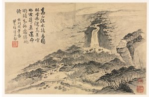 Paesaggi in Vari Stili dopo i Vecchi Maestri da Mei Qing