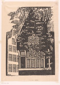 Begijnhof ad Amsterdam da Meijer Bleekrode (signed by artist)