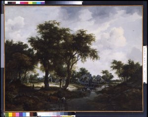 Il mulino ad acqua (Il paesaggio di Trevor) da Meindert Hobbema