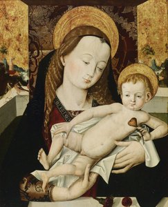 Madonna con bambino da Meister der Habsburger