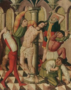 Flagellazione di Cristo da Meister der Laufener Georgslegende