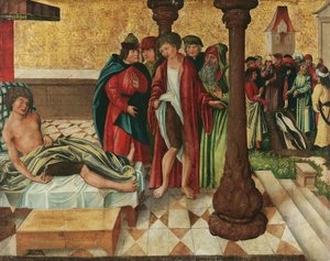 Guarigione miracolosa della gamba da parte dei santi Cosma e Damiano