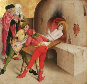 Martirio di San Vito (fronte); Cristo davanti a Caifa (retro) da Meister der Veitslegende