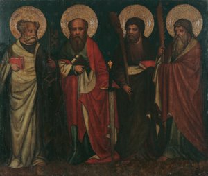 Gli apostoli Pietro, Paolo, Giacomo il Minore e Simone da Meister von Laufen