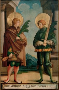 I santi Sebastiano e Vitalis da Meister von Messkirch
