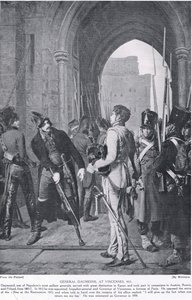 Generale Daumesnil a Vincennes, 1815, illustrazione da 