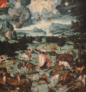 La creazione del mondo, 1575 da Melchior Bocksberger