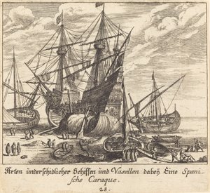 Navi da Melchior Küsel after Johann Wilhelm Baur