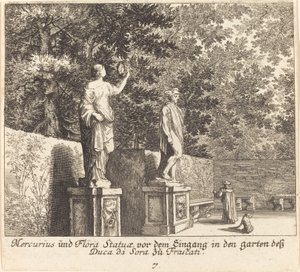 Statue di Mercurio e Flora, Giardini del Duca di Sora, Frascati