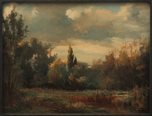 Paesaggio del parco di Berlino da Melchior Lechter
