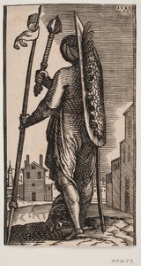 Un furfante visto da dietro da Melchior Lorck