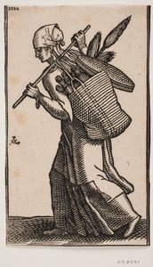 Venditore di scope da Melchior Lorck