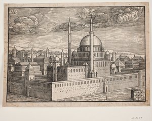 Probabilmente la Moschea di Selim I da Melchior Lorck
