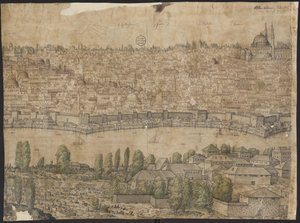 Prospettiva di Costantinopoli, Foglio 14, Melchior Lorck, 1559