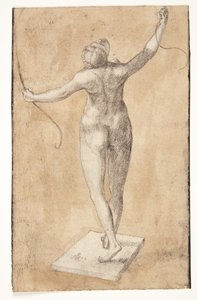 Studio di una donna nuda vista da dietro