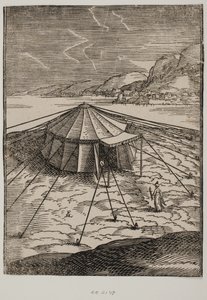 Tenda militare turca da Melchior Lorck