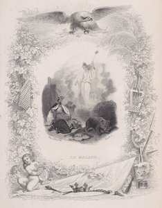 Il Malato, da Le Canzoni di Béranger da Melchior Peronard