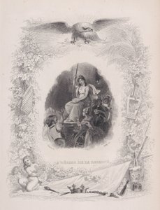 La Dea Libertà, da Le Canzoni di Béranger, 1829 da Melchior Peronard